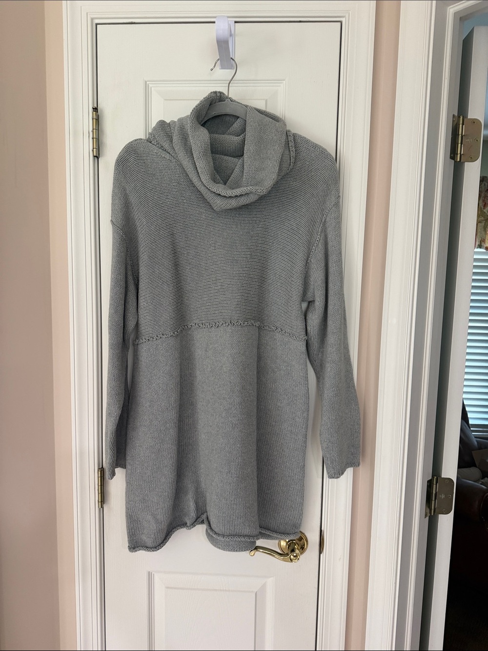 J Jill Cozy Removable Cowl Neck Women’s Sweater Tunic,  XL